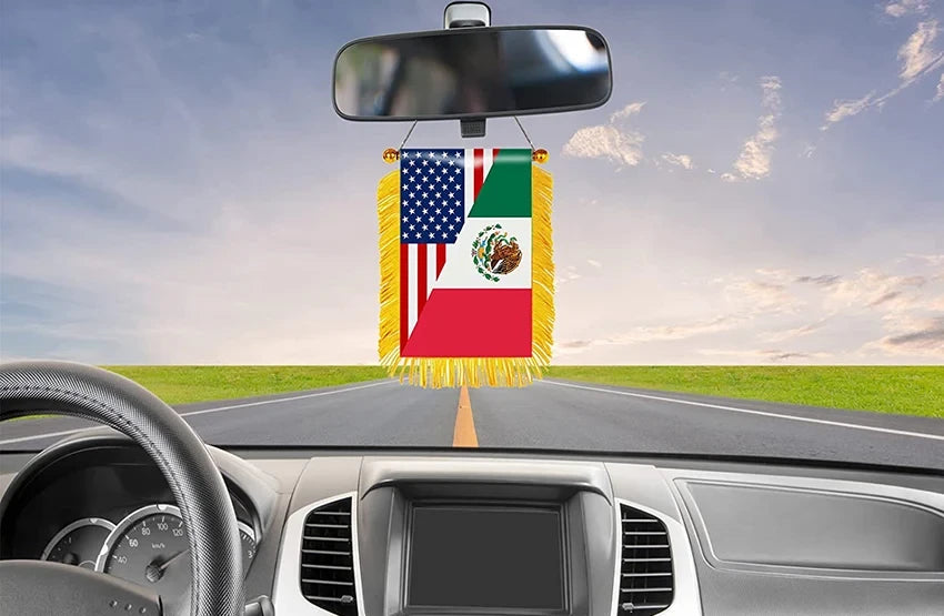 Car Mirror Flags