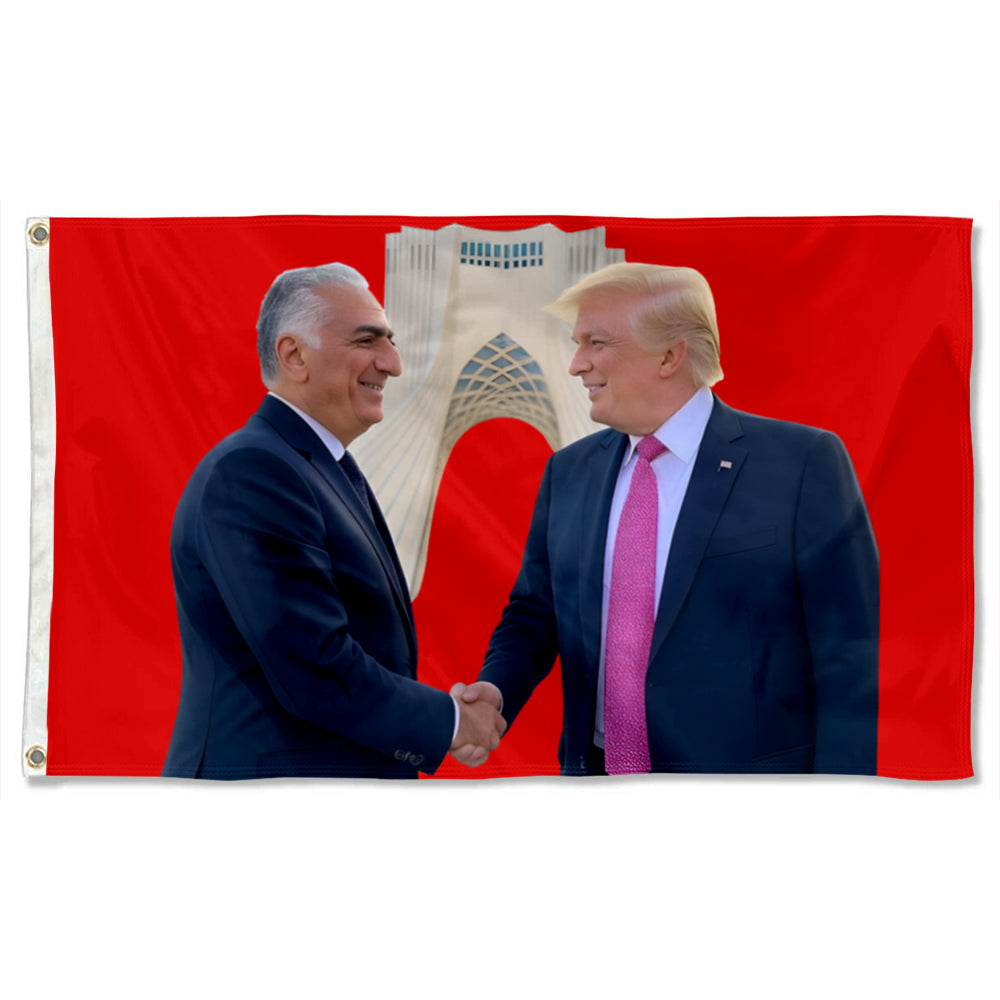 Fyon Custom Azadi Tower Trump Flag Banner