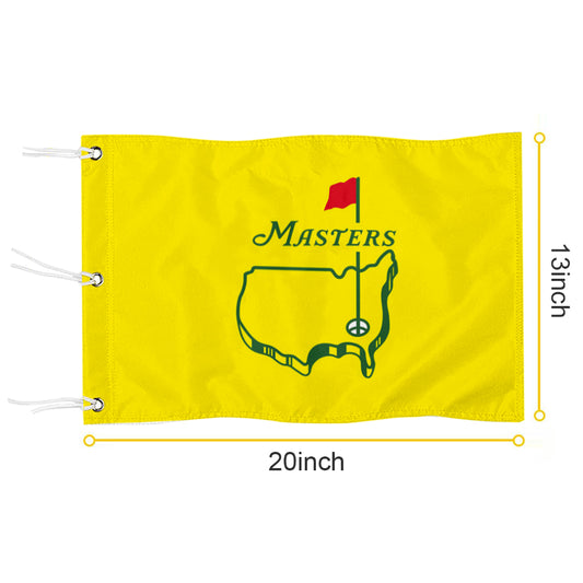 Fyon Standard Golf Pin Flag Banner Grommet Yellow