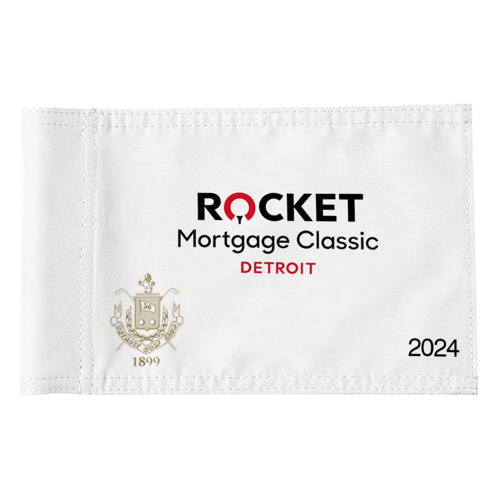 Fyon 2024 PGA Rocket Mortgage Classic - Authentic Pin Flag - Detroit Golf Club - DGC Flag Banner