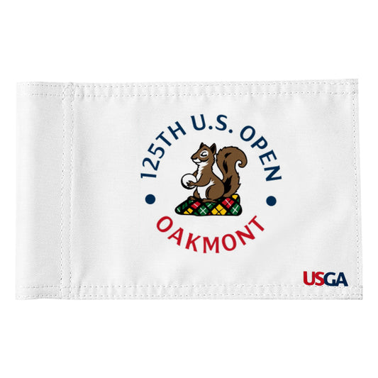 Fyon 2025 US Open Flag Oakmont golf white embroidered pin Flag Banner