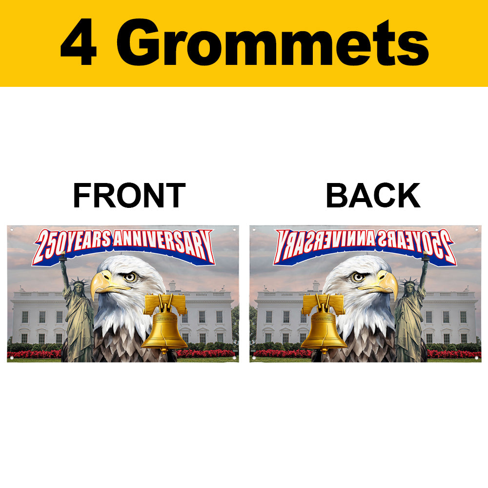 Fyon 250 years Anniversary Flag The White House Banner