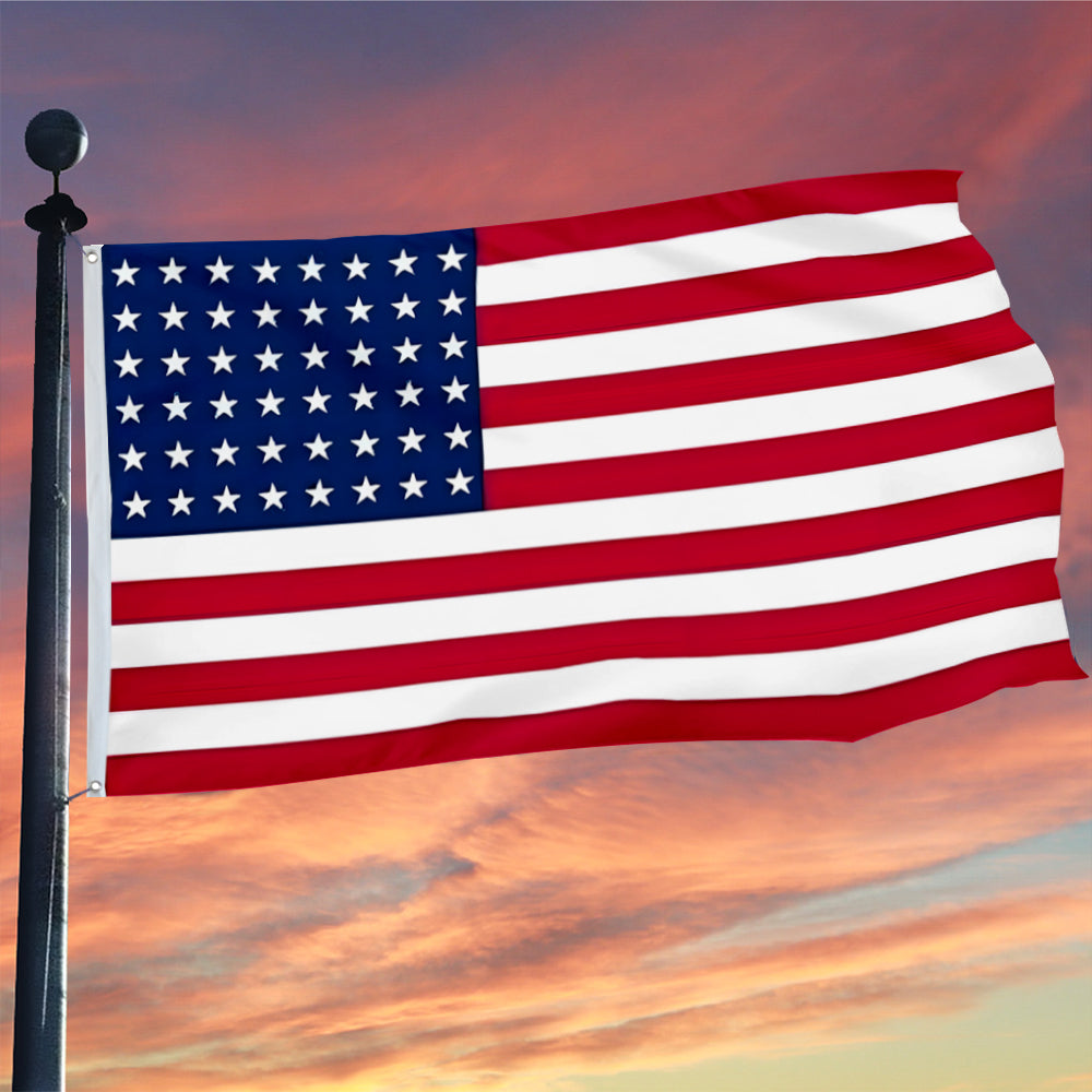 Fyon Old Glory (48 Stars) WWII Flag Indoor and outdoor banner