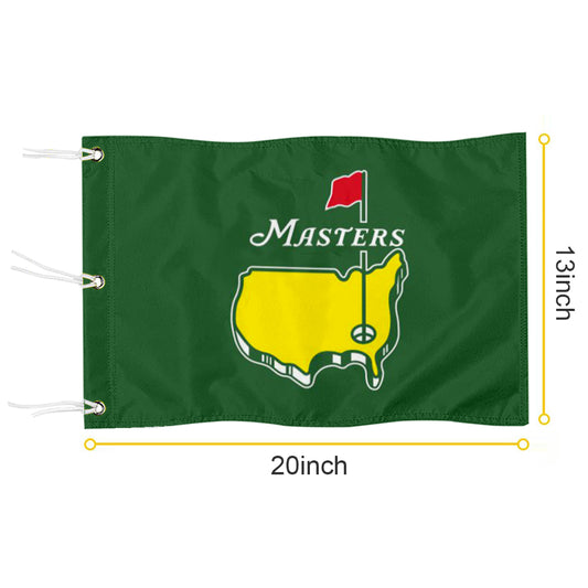 Fyon Standard Golf Pin Flag Banner Grommet Green