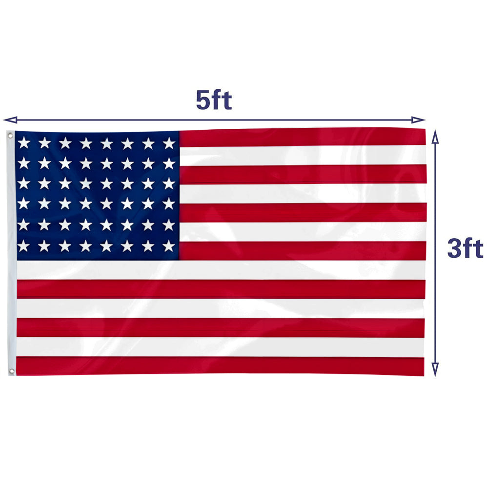 Fyon Old Glory (48 Stars) WWII Flag Indoor and outdoor banner