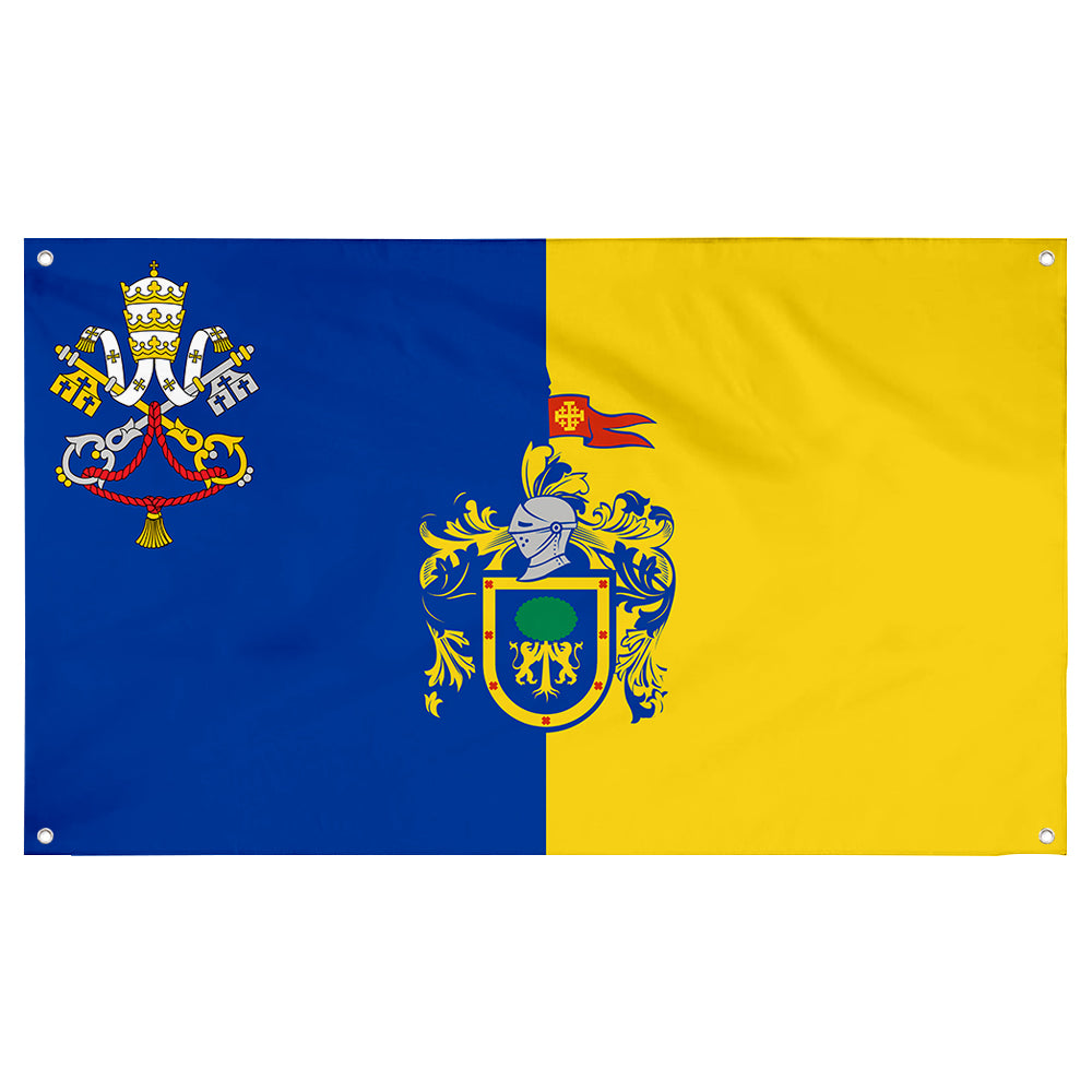 Fyon Jalisco State Flag with the Holy See symbol