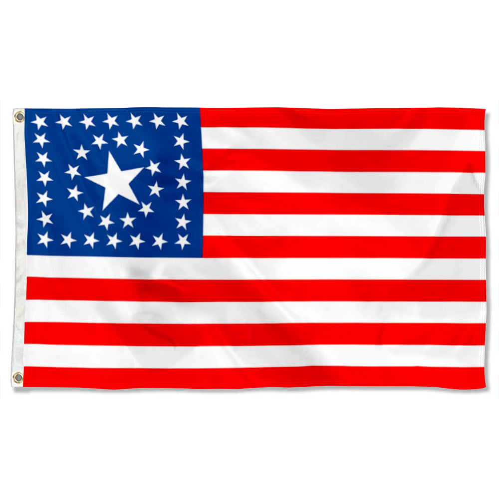 Fyon 38-Star American Flag Banner Indoor and outdoor banner