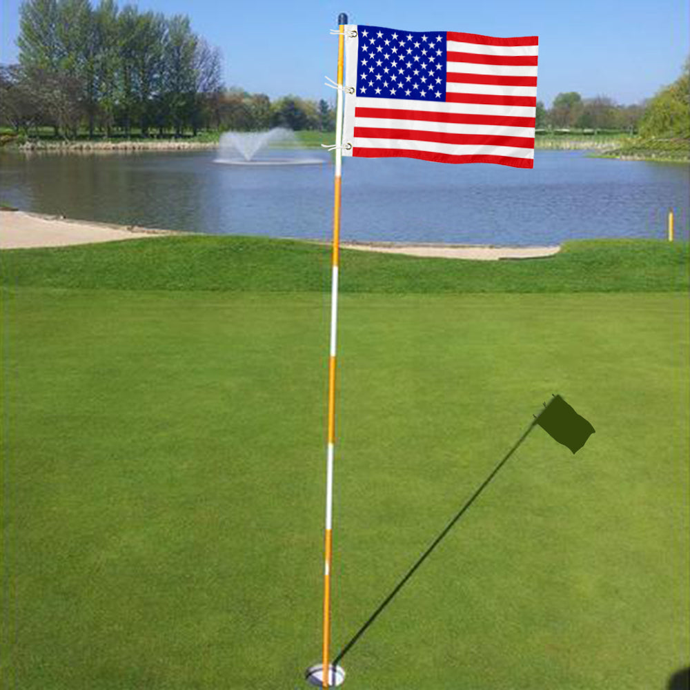 Fyon US Standard Golf Pin Flag Banner Grommet