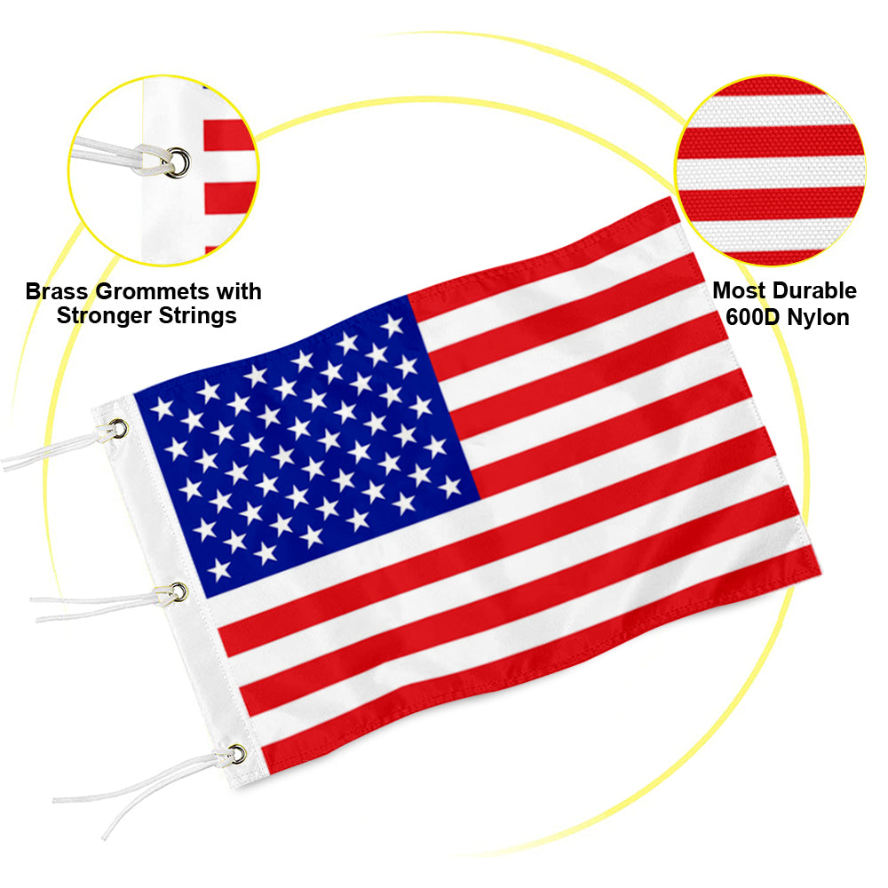Fyon US Standard Golf Pin Flag Banner Grommet