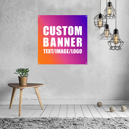 Fyon Custom Flag Banner -Square