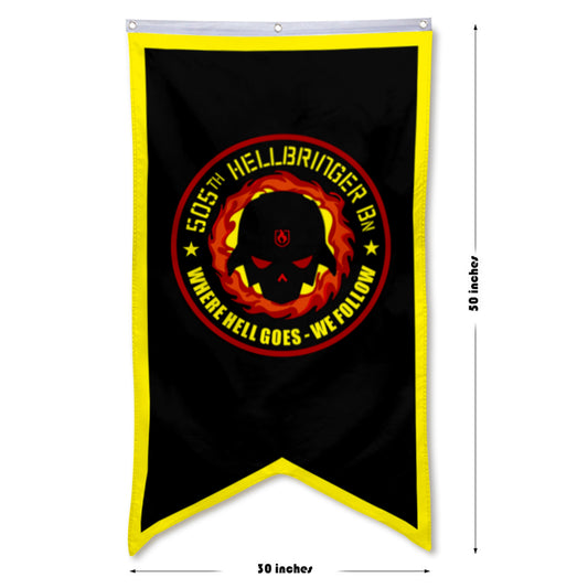 Fyon 505th Hellbringer Bn Flag Game Flags Banner