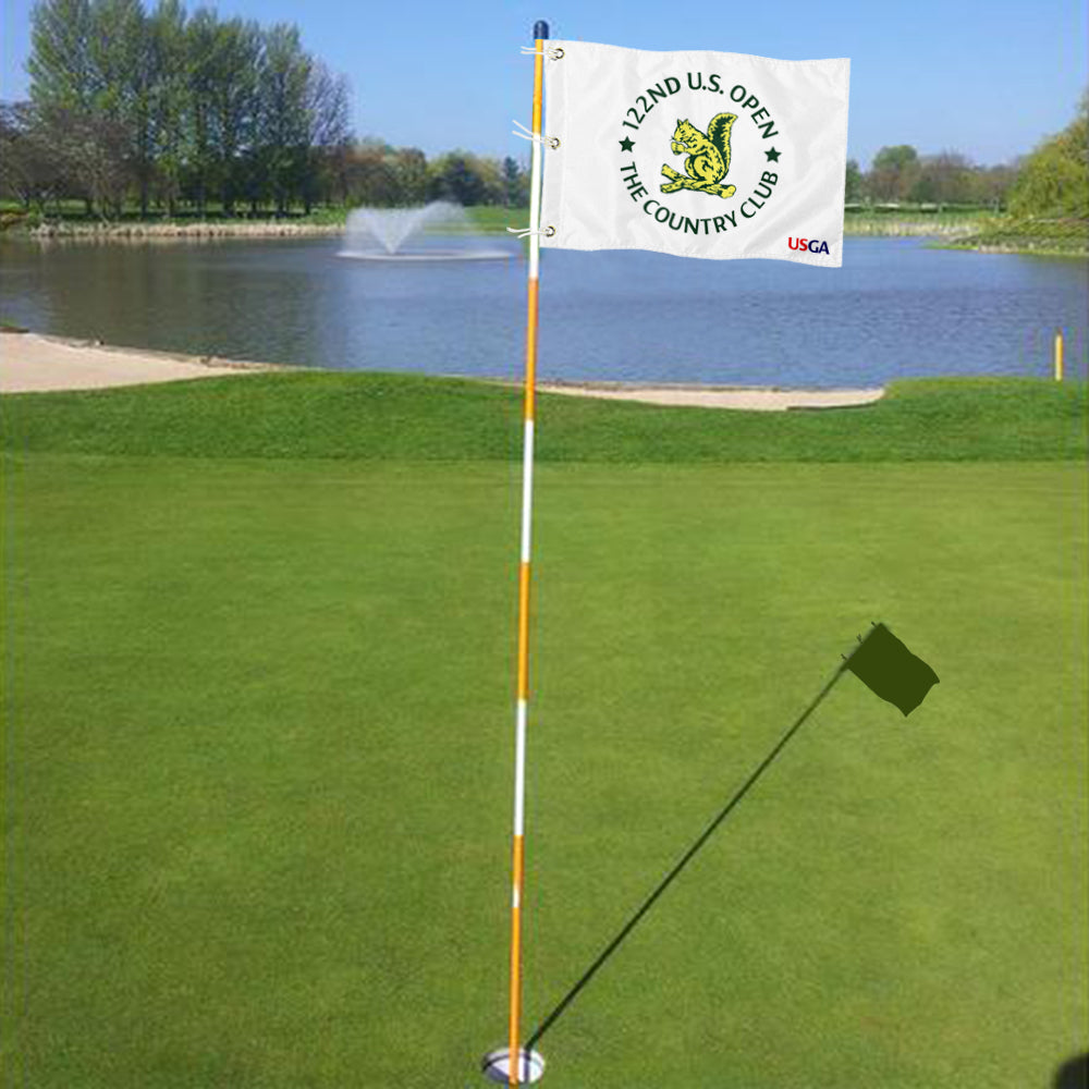 Fyon 122ND U.S. Open The Country Club Standard Golf Pin Flag Banner Grommet White