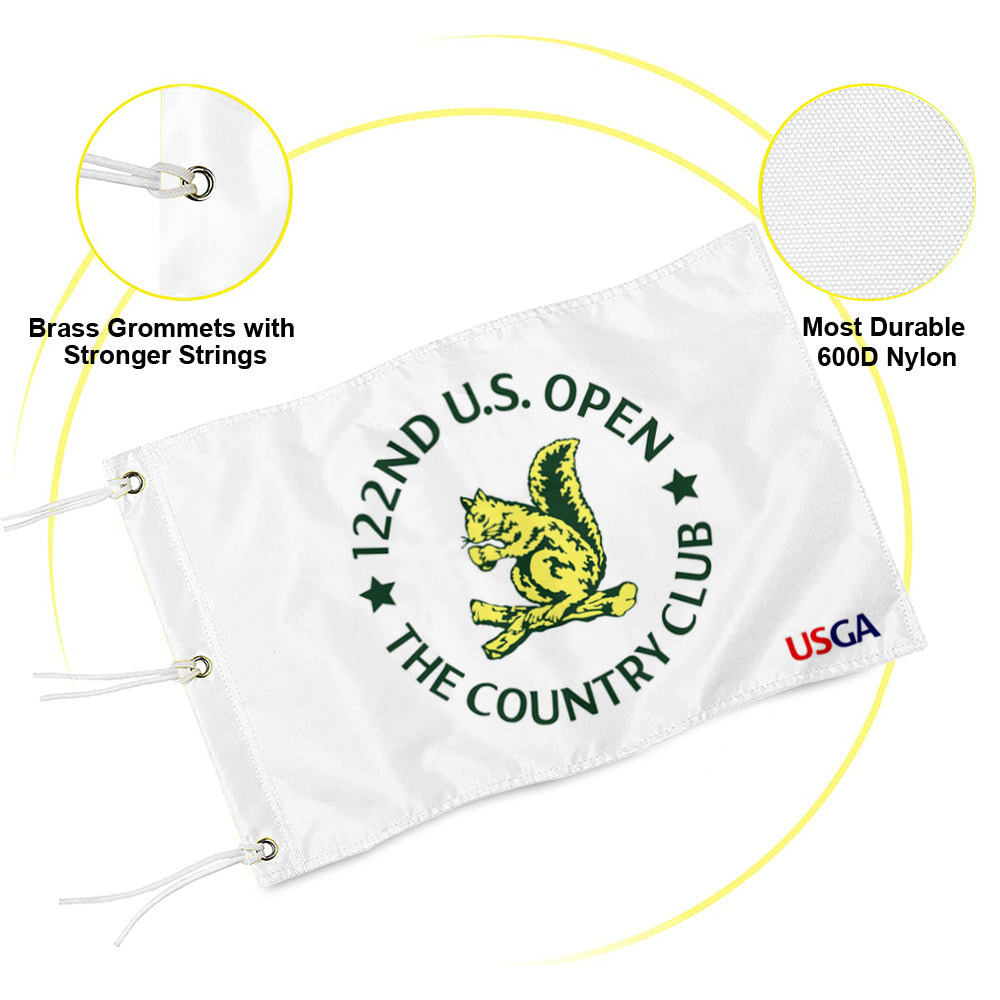 Fyon 122ND U.S. Open The Country Club Standard Golf Pin Flag Banner Grommet White