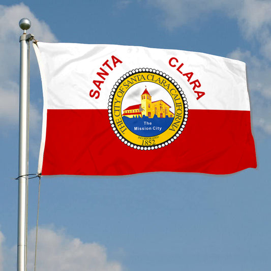 Fyon Santa Clara, California Flag Banner