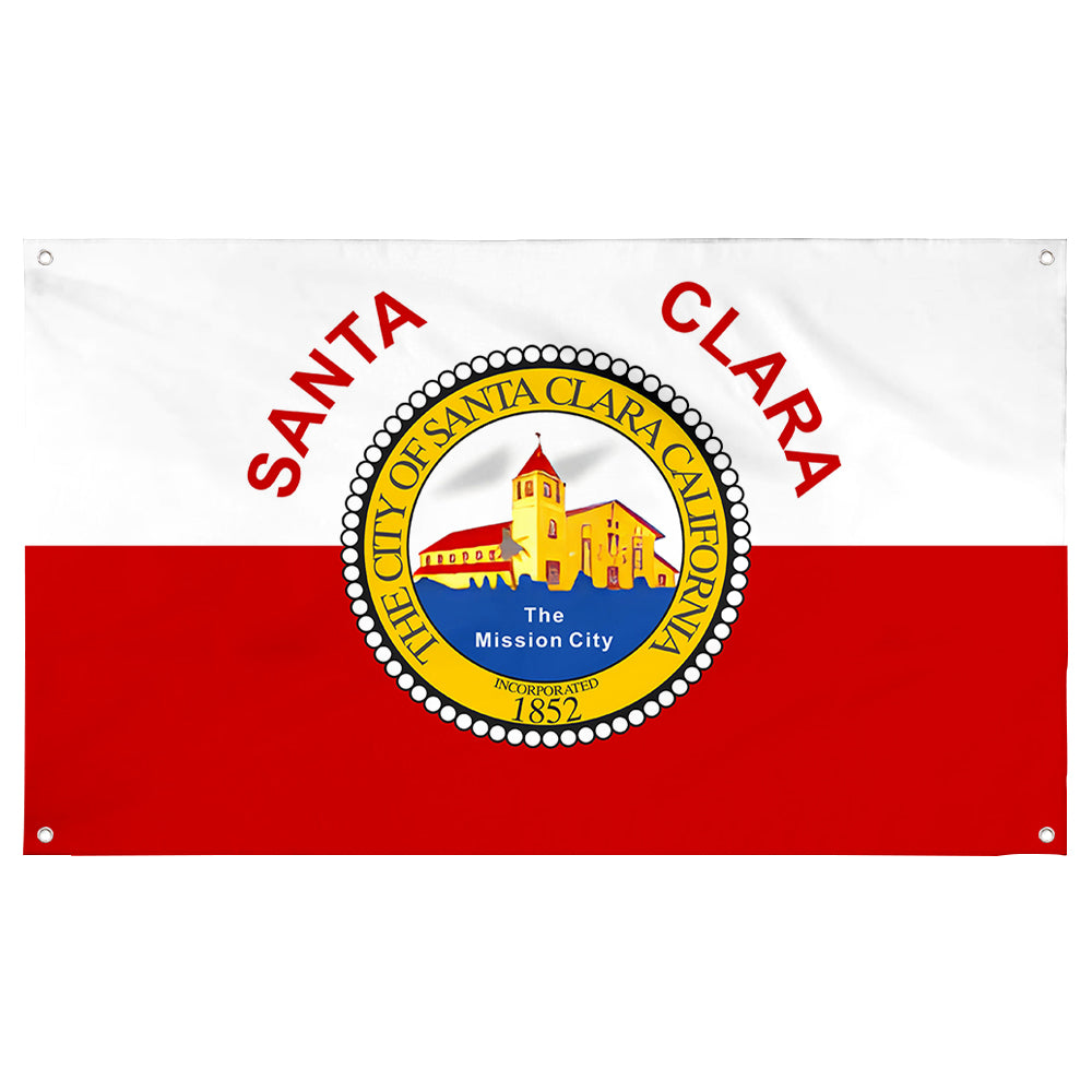 Fyon Santa Clara, California Flag Banner