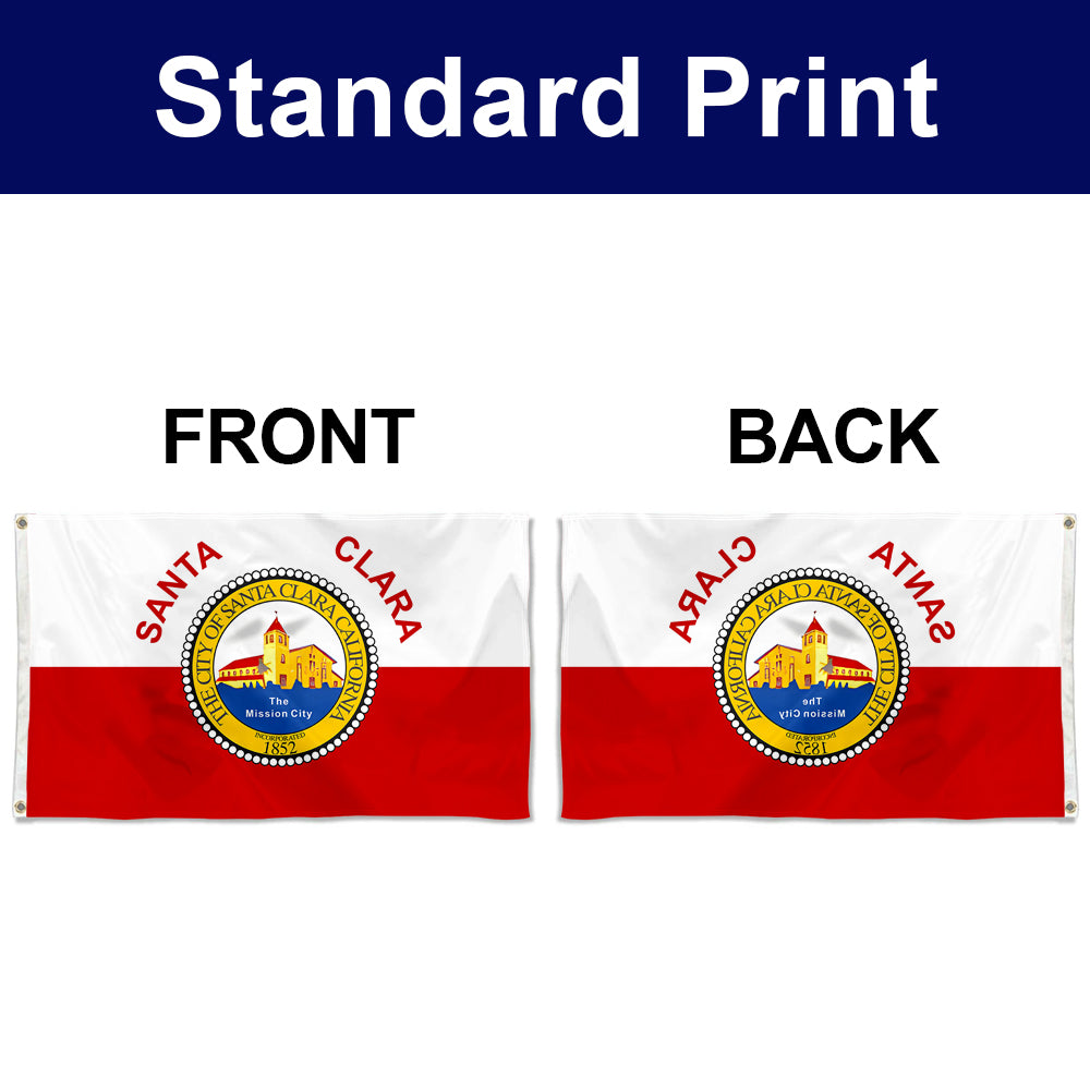Fyon Santa Clara, California Flag Banner