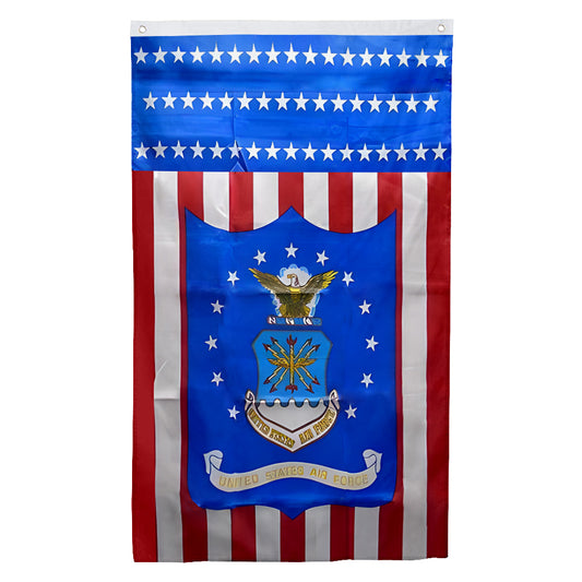 Fyon Air Force USA Flag Vertical Indoor and outdoor banner