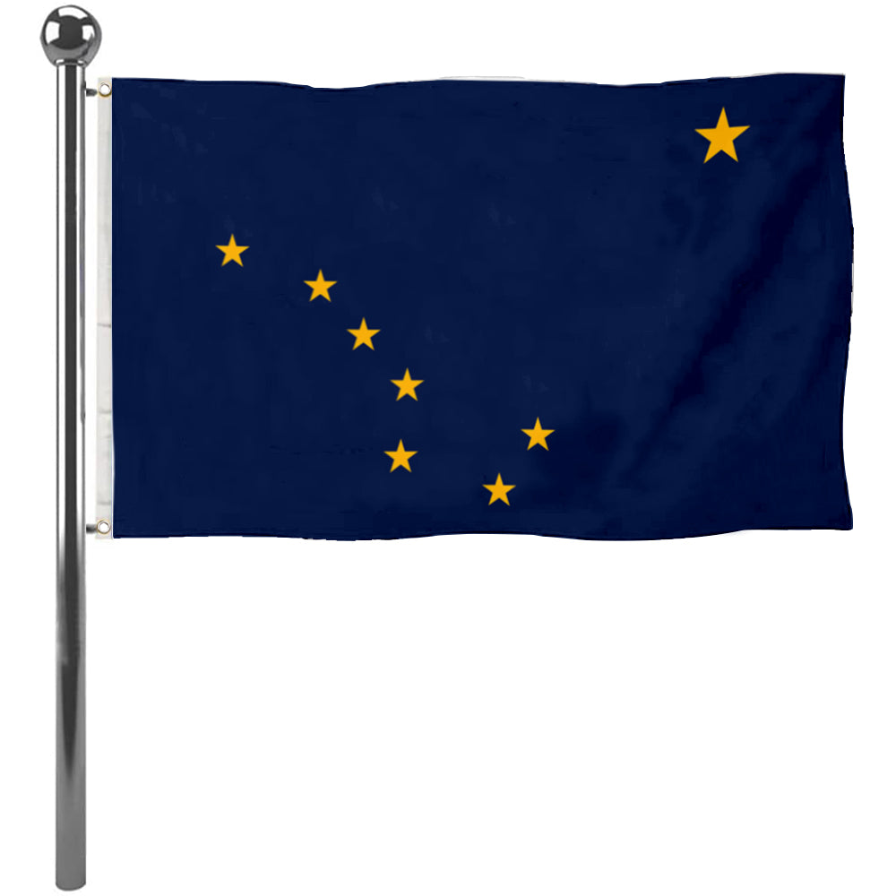 Fyon Alaska Flag Banner