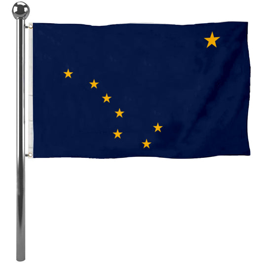 Fyon Alaska Flag Banner