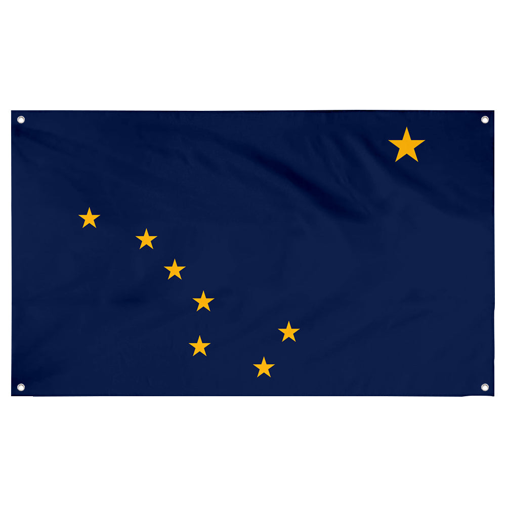 Fyon Alaska Flag Banner
