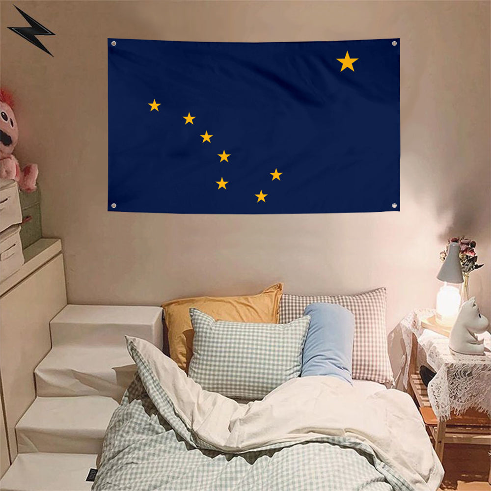 Fyon Alaska Flag Banner
