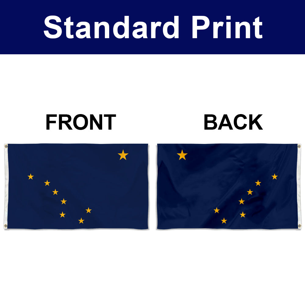 Fyon Alaska Flag Banner