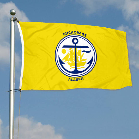 Fyon Anchorage, Alaska Flag Banner