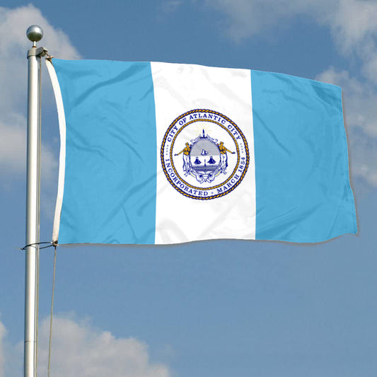 Fyon Atlantic City, New Jersey Flag Banner