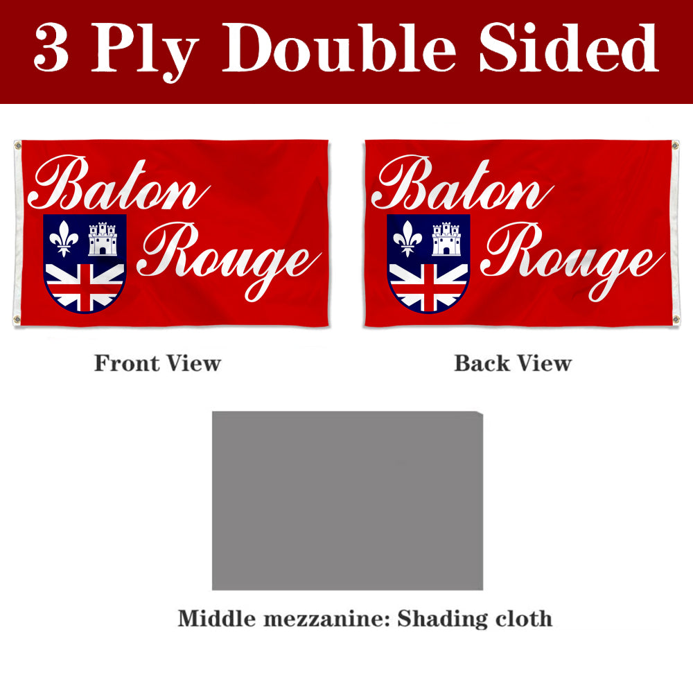 Fyon Baton Rouge, Louisiana Flag Banner