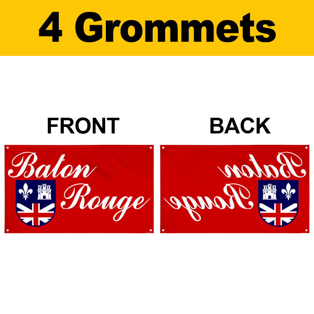 Fyon Baton Rouge, Louisiana Flag Banner