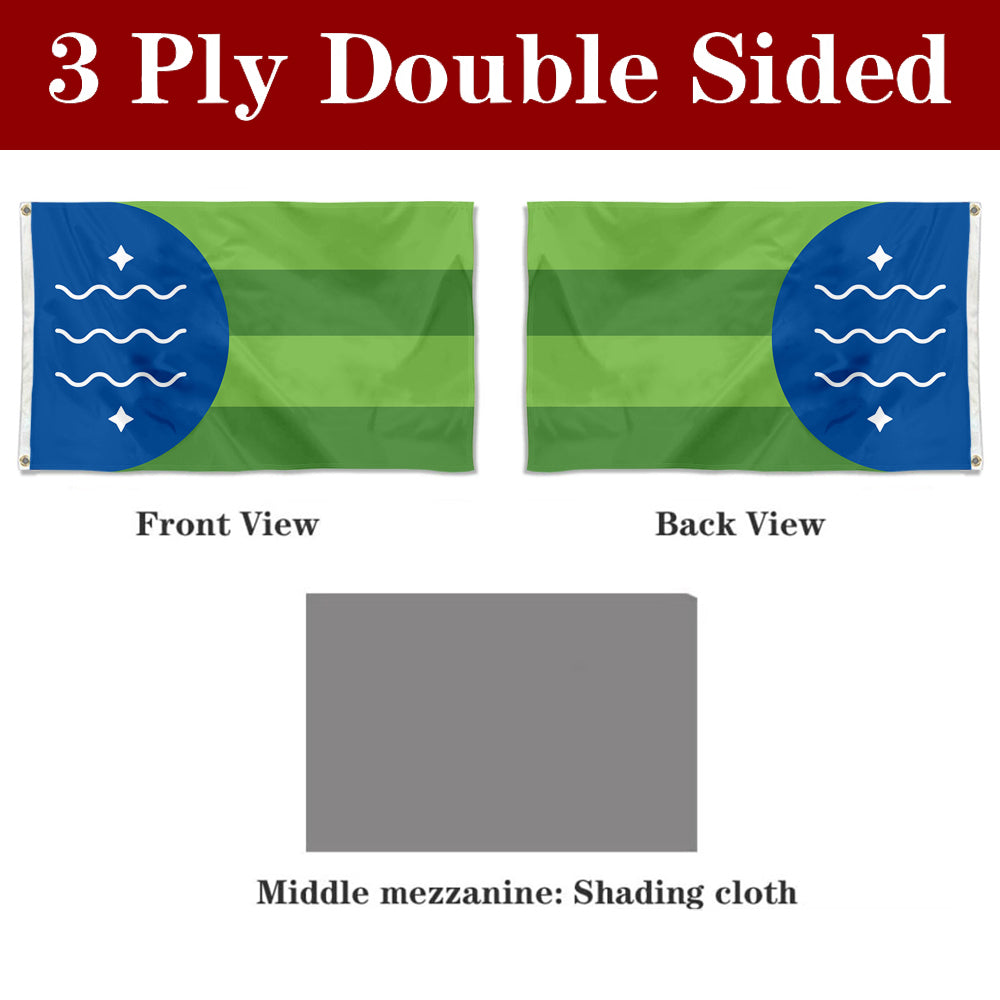 Fyon Bellingham, Washington Flag Banner