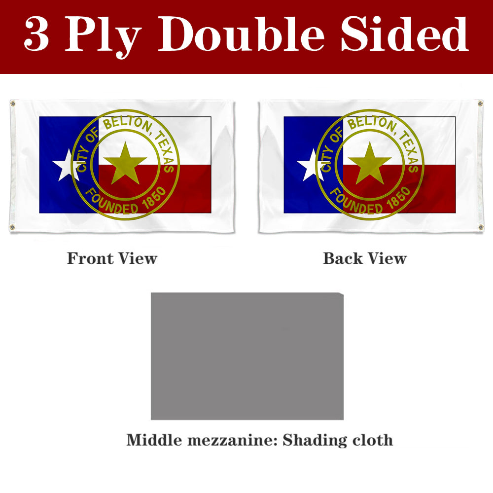 Fyon Belton, Texas Flag Banner