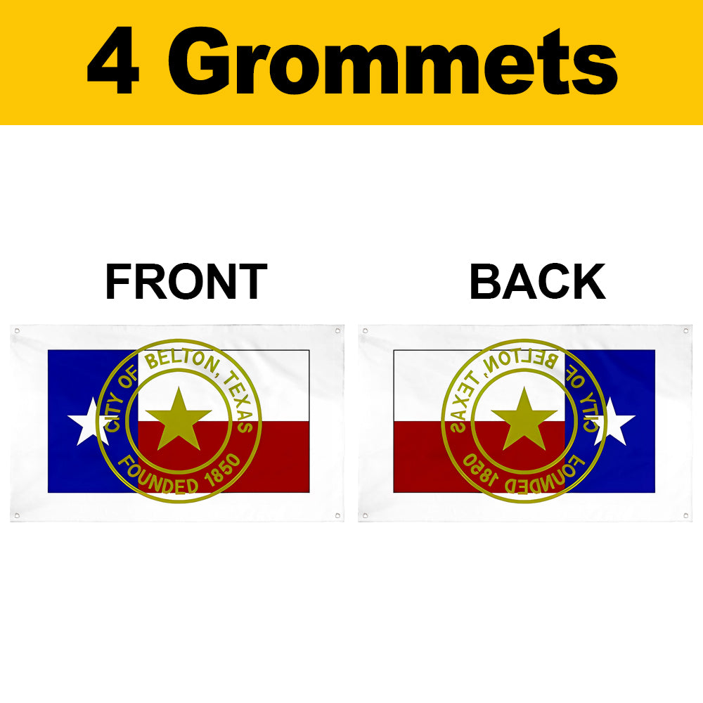 Fyon Belton, Texas Flag Banner