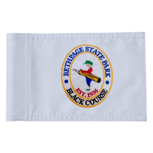 Fyon Bethpage Black Embroidered Pin Flag - US Open PGA Ryder Cup Glof Flag Banner
