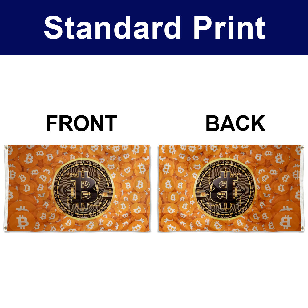 Fyon Double-sided Bitcoin Flag Banner