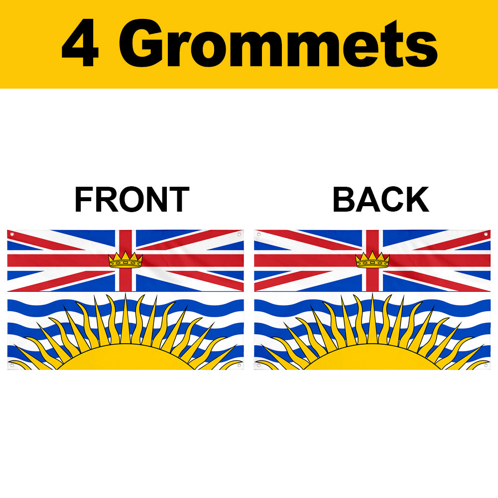 Fyon British Columbia Flag Bannner