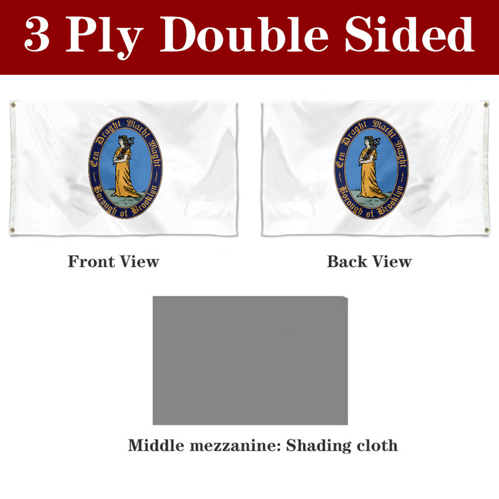 Fyon Brooklyn Kings County Flag Banner