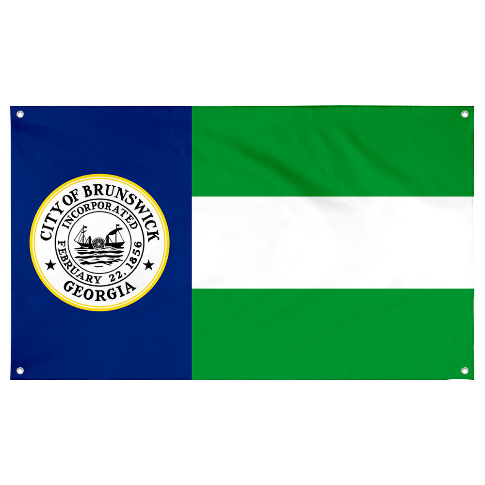 Fyon Brunswick, Georgia Flag Banner