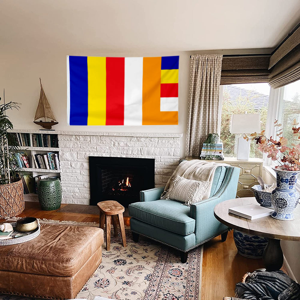 Fyon Buddhist Flag Indoor and outdoor banner