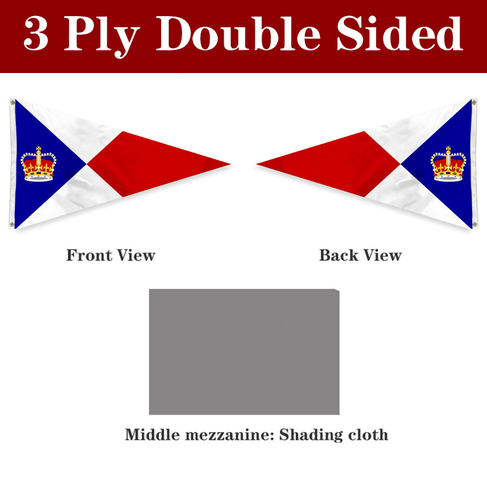 Fyon Burgee of Royal Vancouver YC Flag Banner