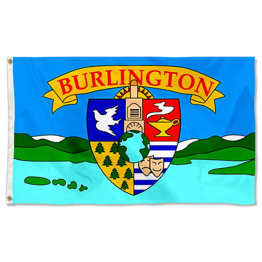 Fyon Burlington, Vermont (1990-2017) Flag Banner