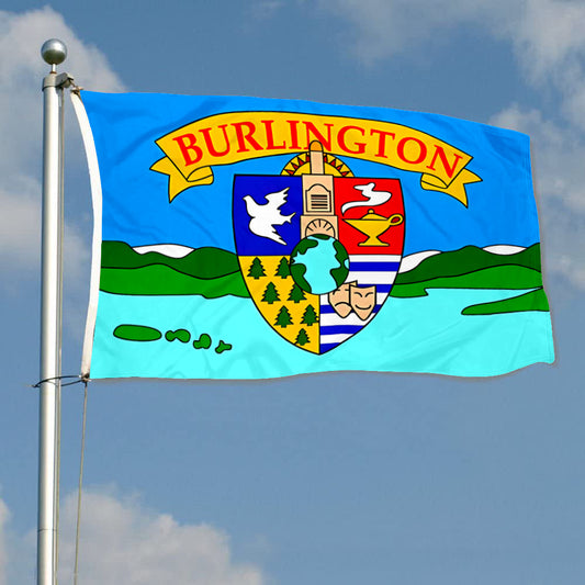 Fyon Burlington, Vermont (1990-2017) Flag Banner