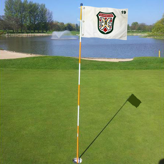 Fyon Bushwood Golf Country Club Pin Flag Banner Grommet