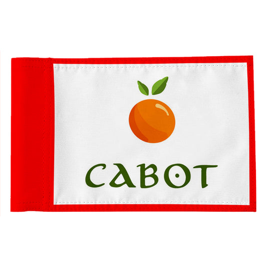 Fyon Cabot Citrus Farms Embroidered Golf Pin Flag Banner