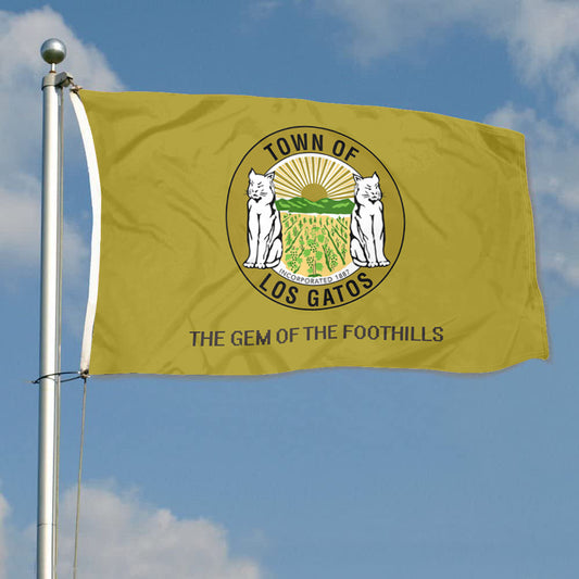 Fyon Los Gatos, California Flag Banner
