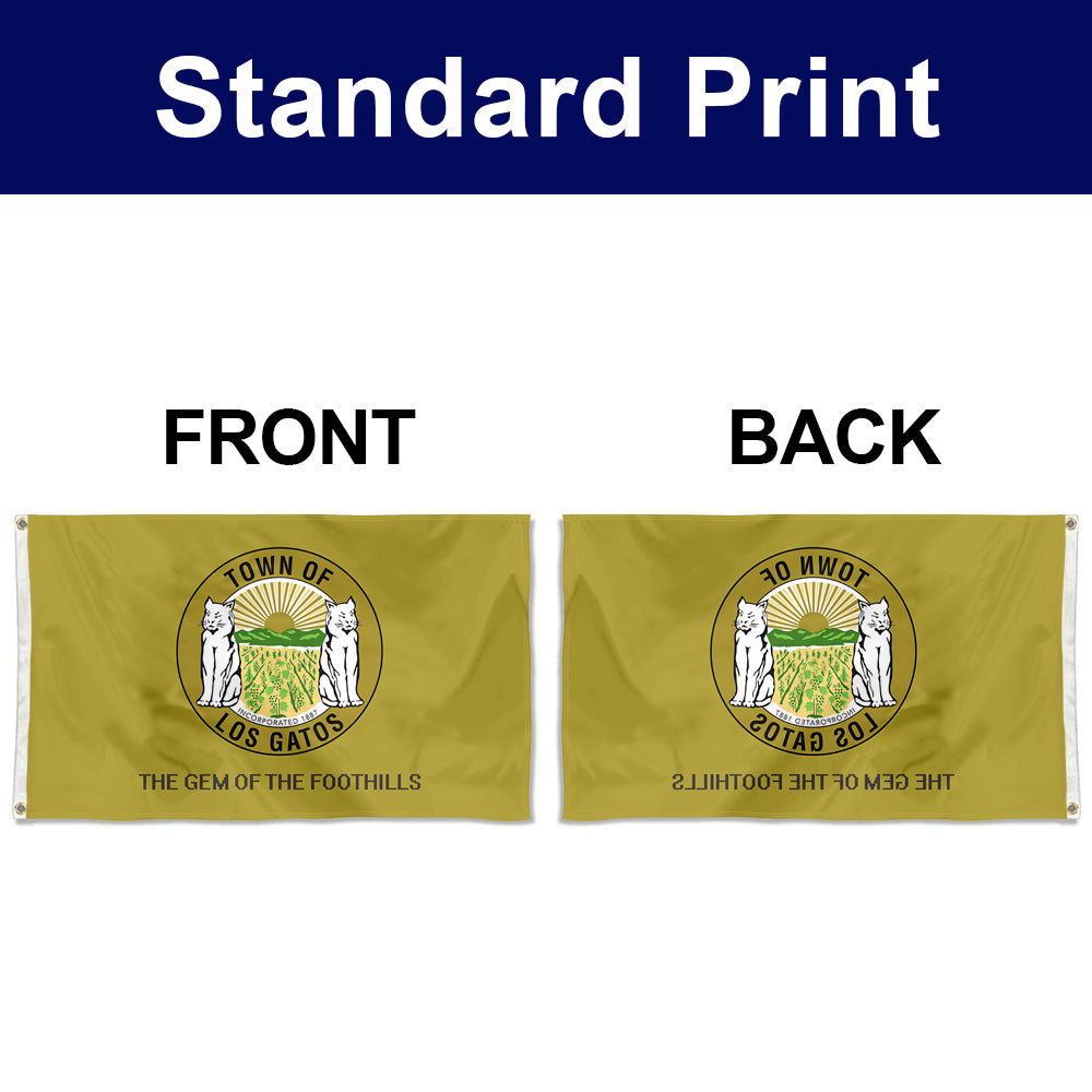 Fyon Los Gatos, California Flag Banner