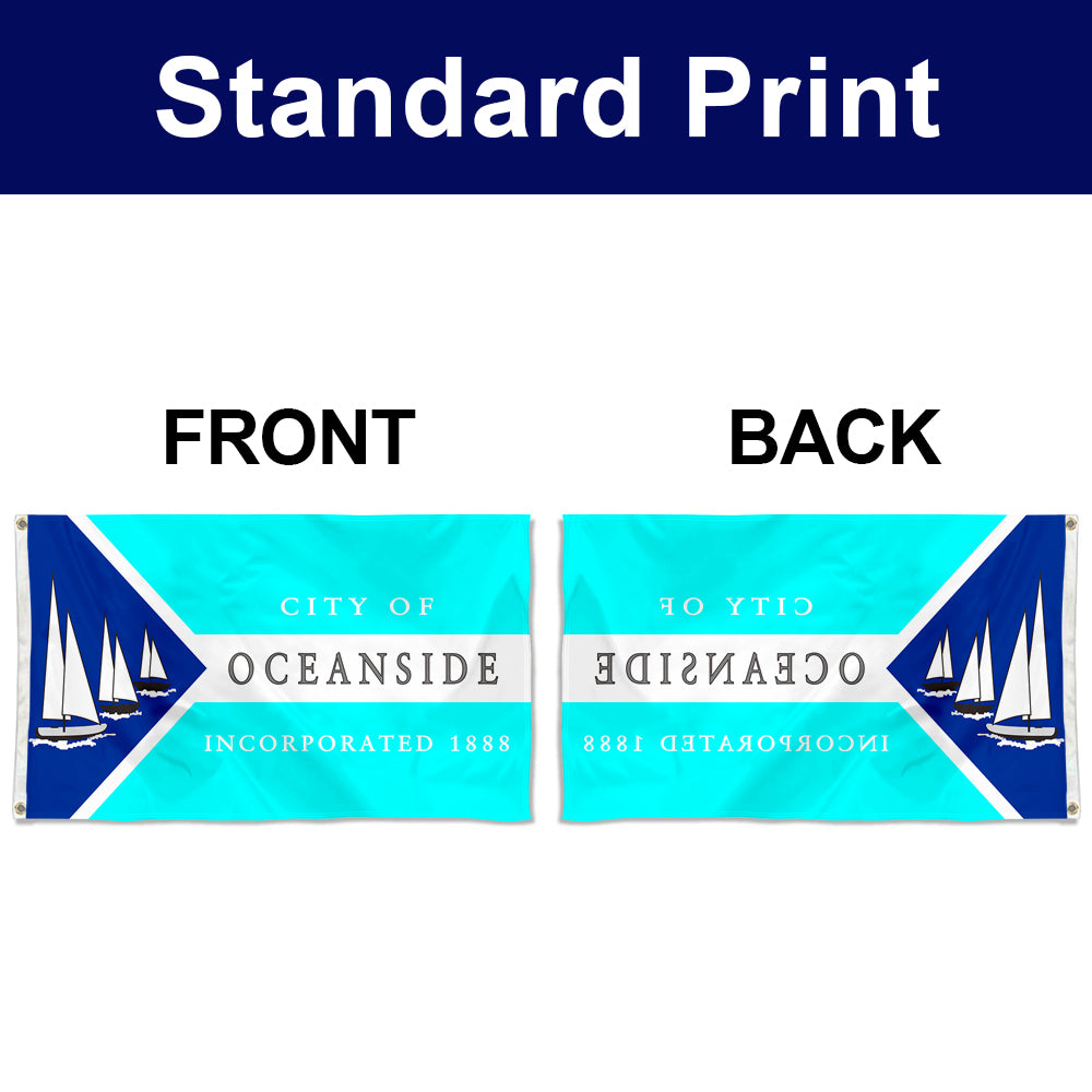 Fyon Oceanside, California Flag Banner