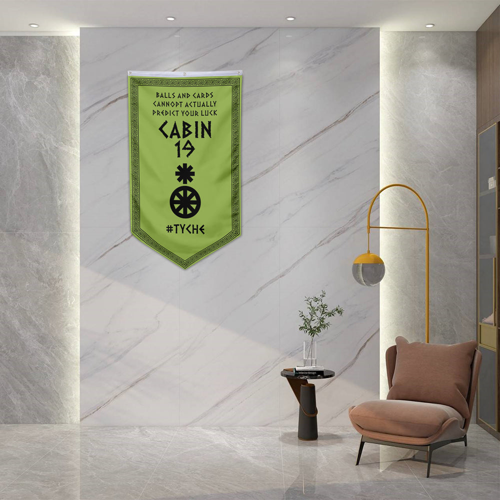 Camp Half Blood Cabins Pennant Flag Cabin 19 Tyche Banner