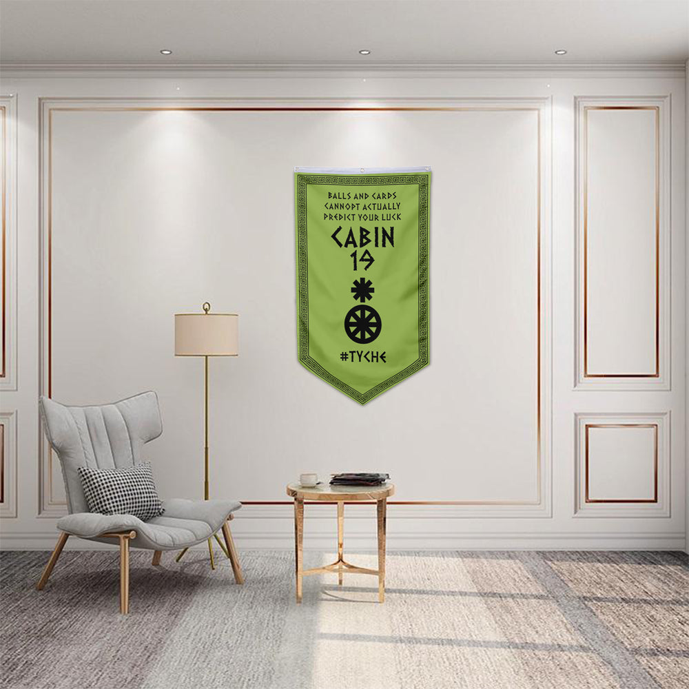 Camp Half Blood Cabins Pennant Flag Cabin 19 Tyche Banner