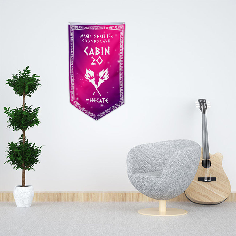 Camp Half Blood Cabins Pennant Flag Cabin 20 Hecate Banner